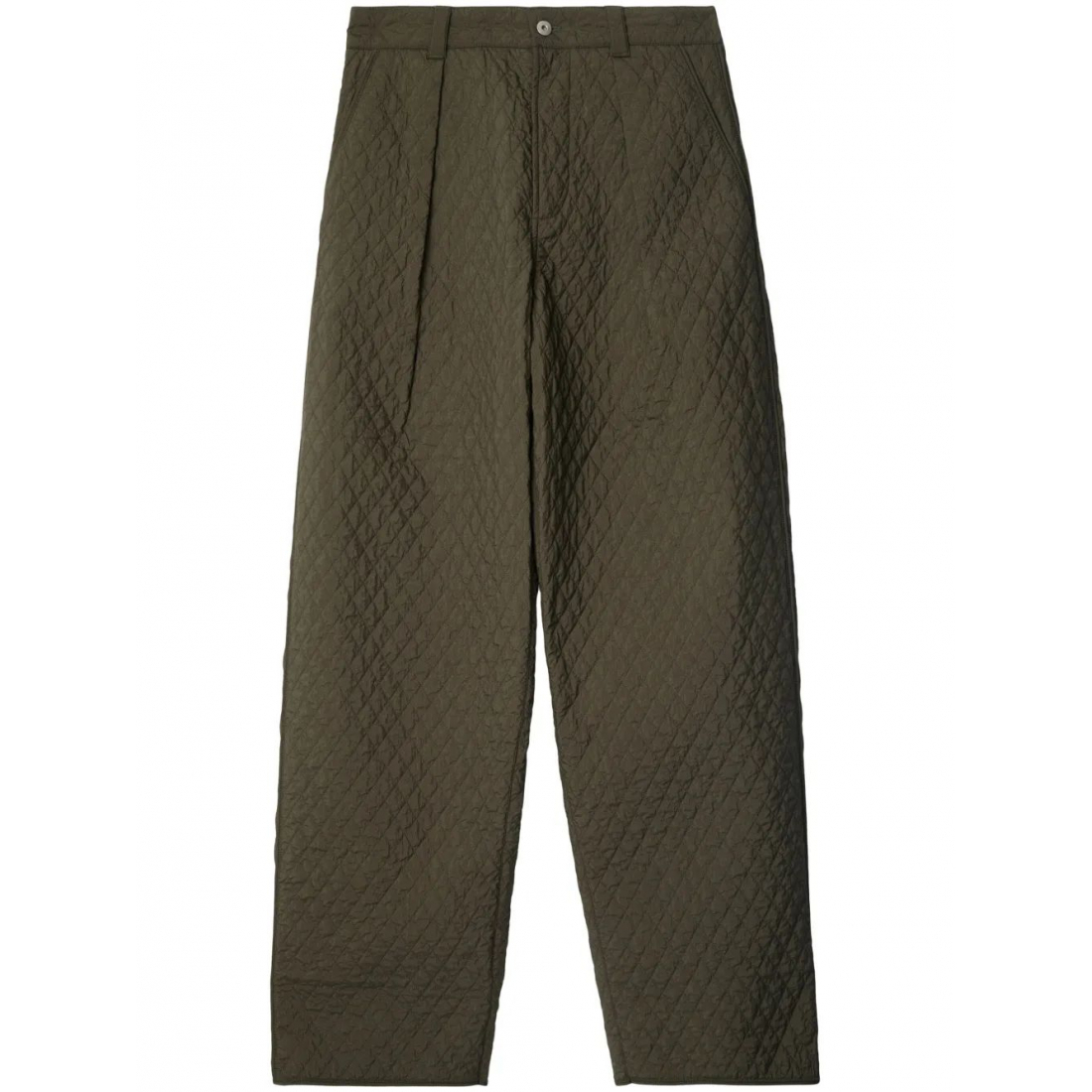 Pantalon 'Diamond-Quilted Pleat-Detailing' pour Hommes
