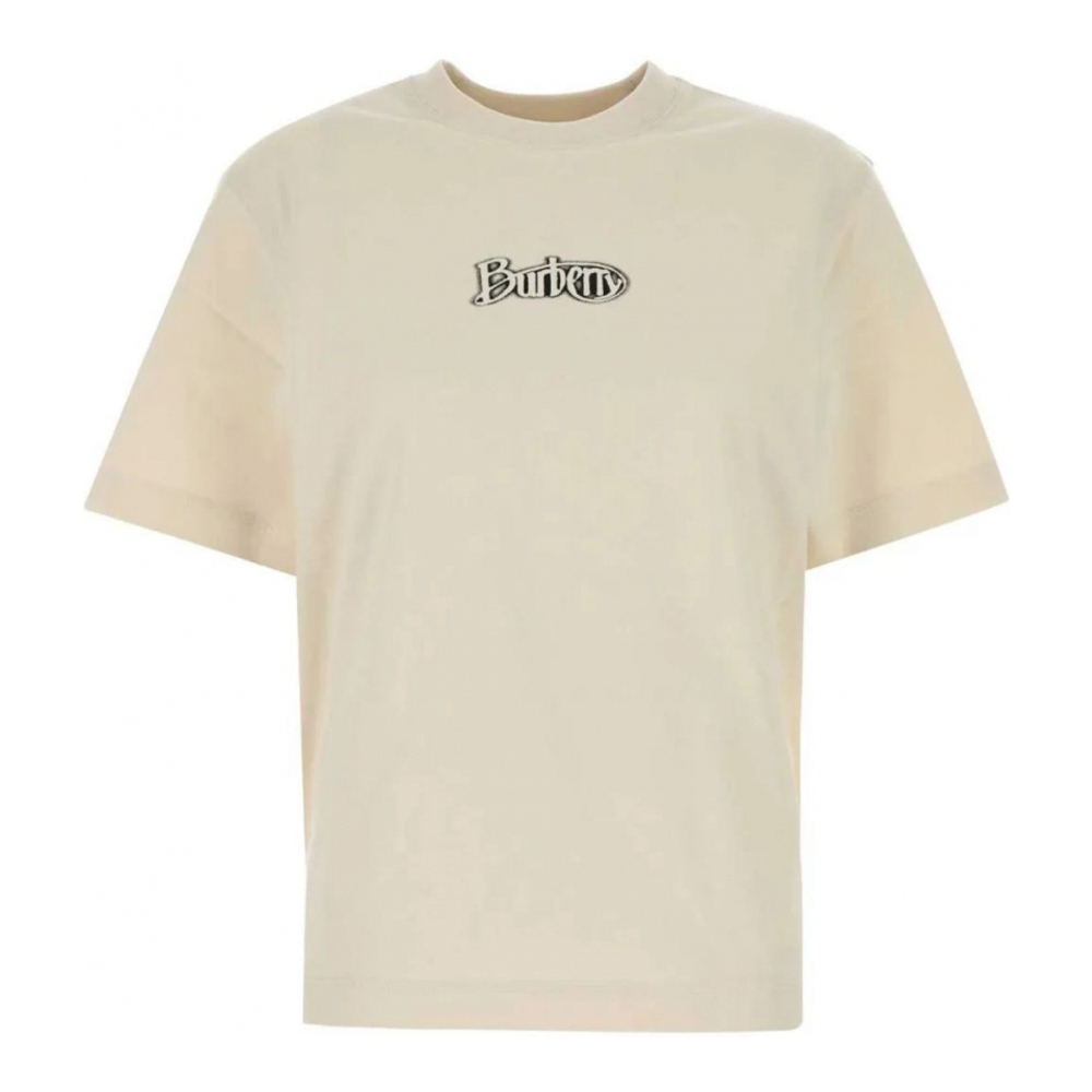 'Logo-Print' T-Shirt für Damen