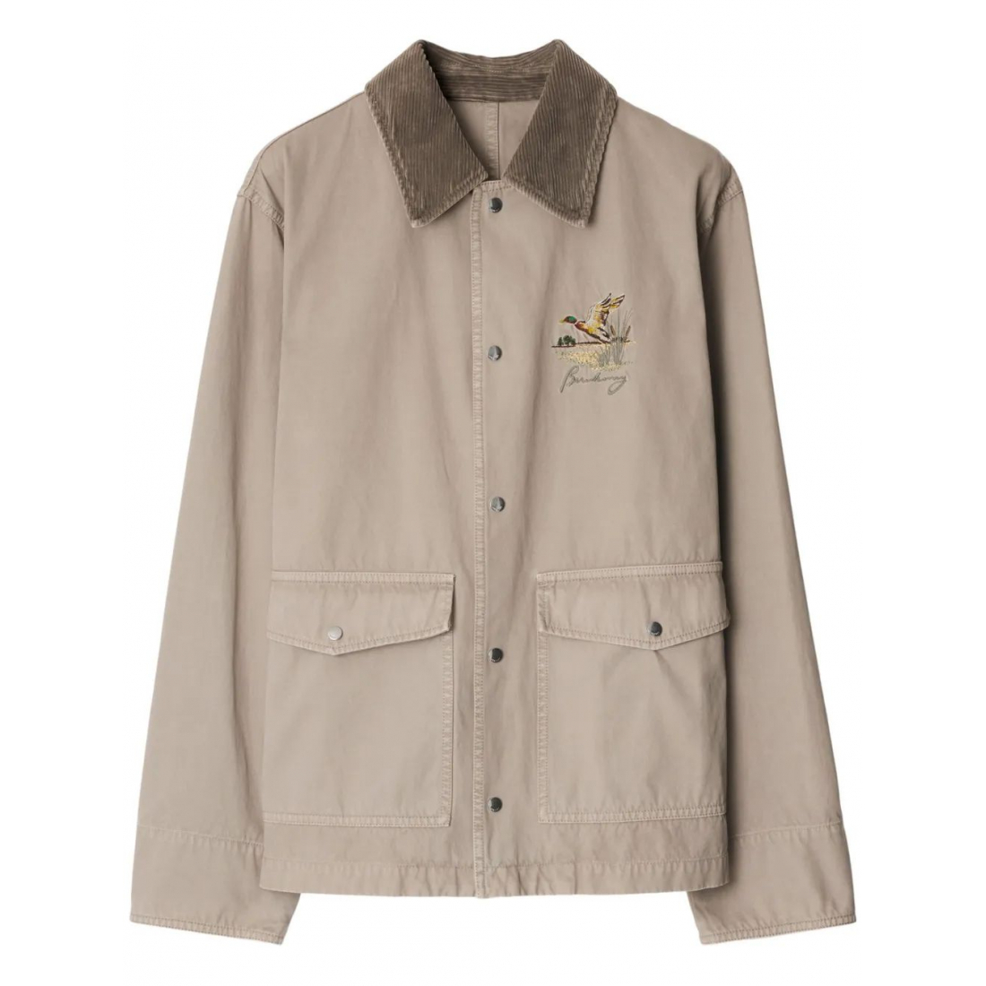 Surchemise 'Motif-Embroidered' pour Hommes