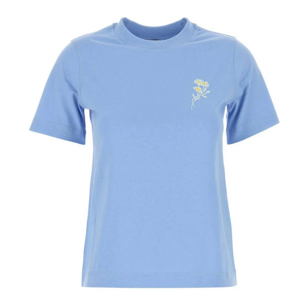 'Floral-Print' T-Shirt für Damen