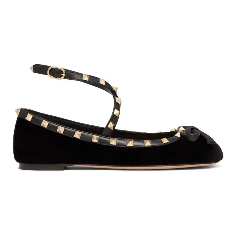 Women's 'Rockstud Strappy' Ballerinas