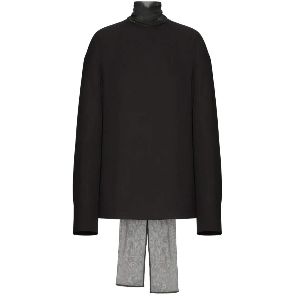 Blouse à manches longues 'Bow-Detail' pour Femmes