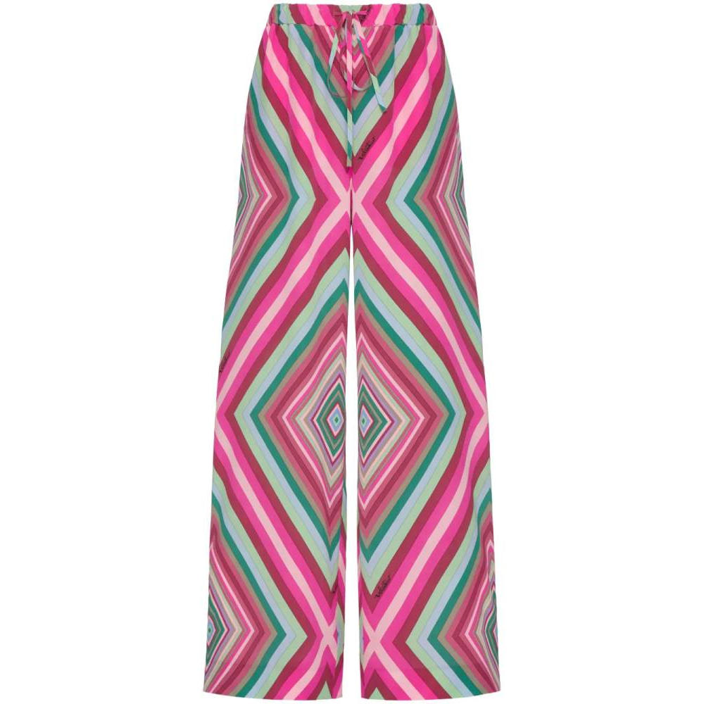 Pantalon Palazzo 'Geometric-Print' pour Femmes