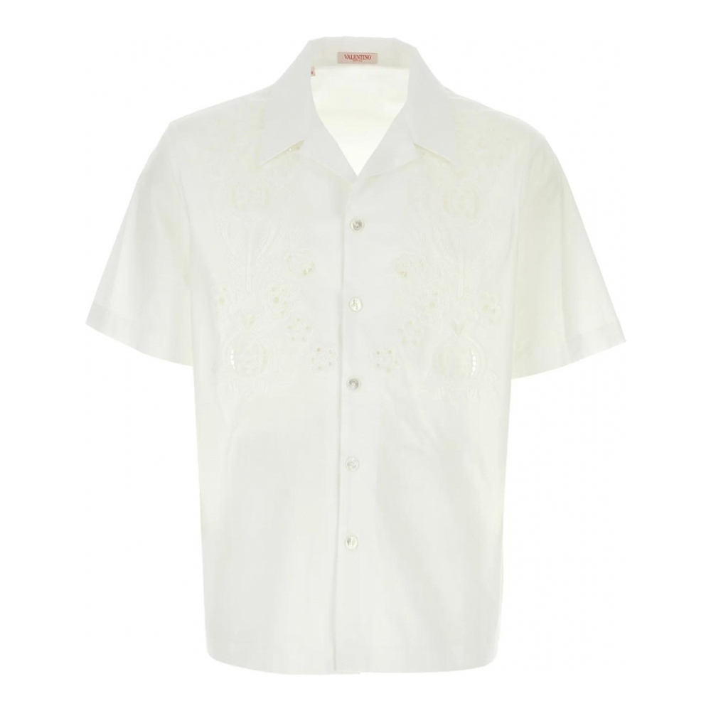 Chemise à manches courtes 'Embroidered' pour Hommes