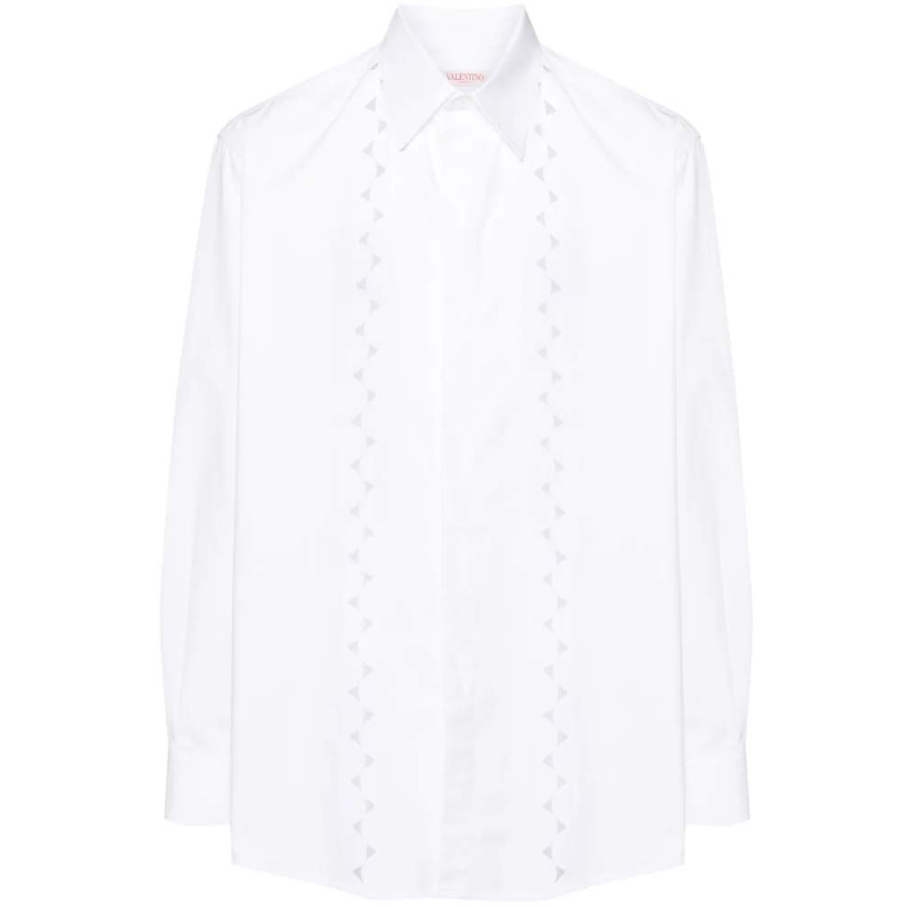 Chemise 'Scallop-Detail' pour Hommes