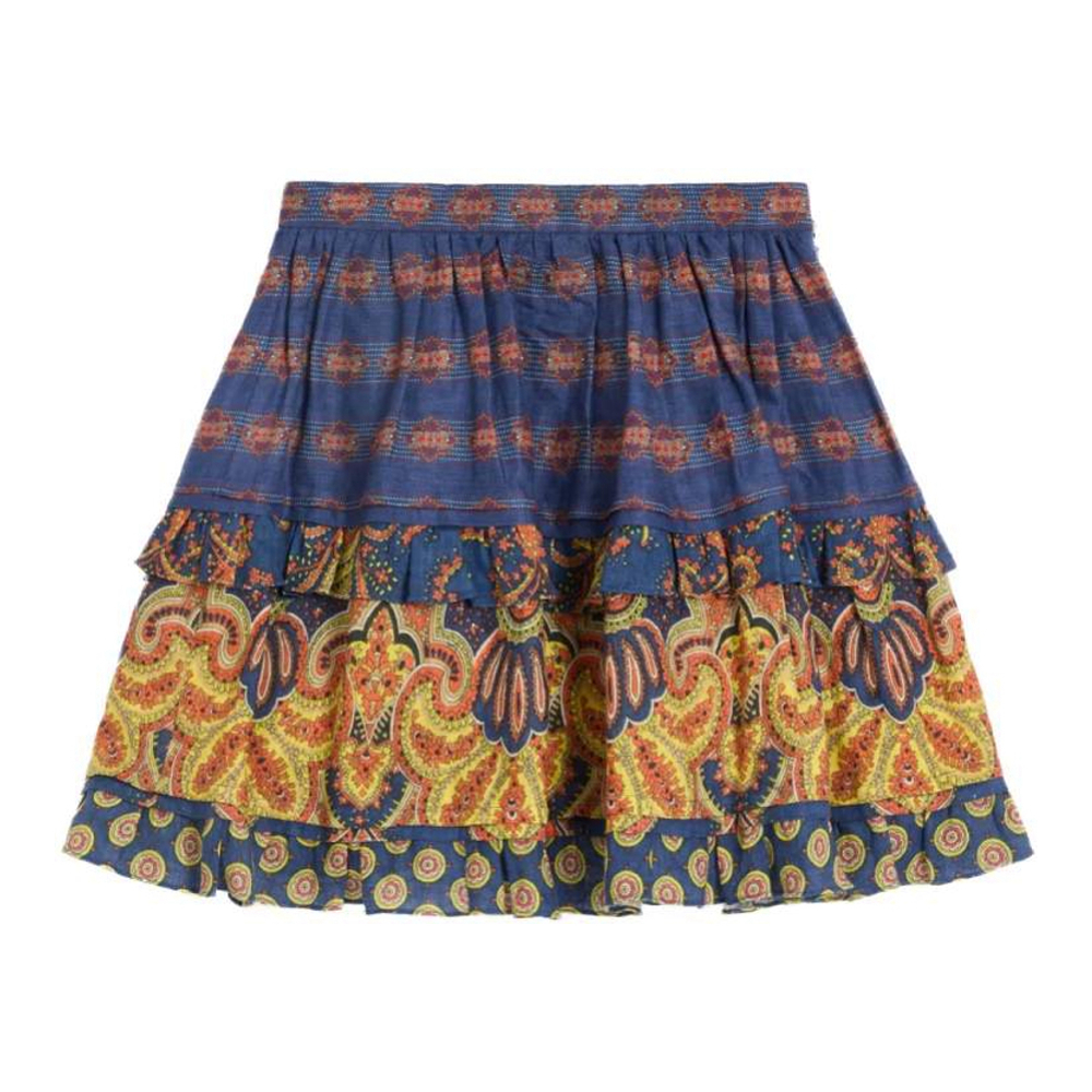 'Medaglioni Voyage Imaginaire' Mini Rock für Damen