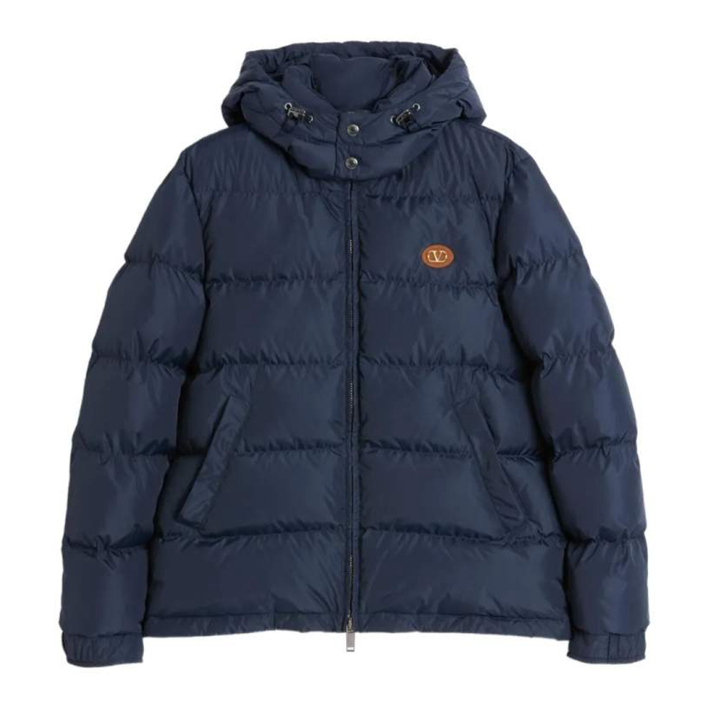 Doudoune en plumes 'VLogo-Patch Hooded' pour Hommes