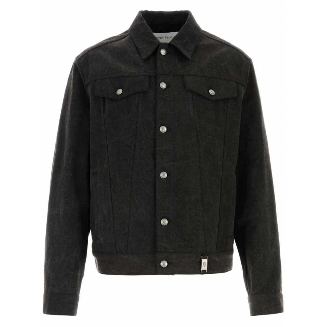 Veste en jeans 'Logo-Plaque' pour Hommes