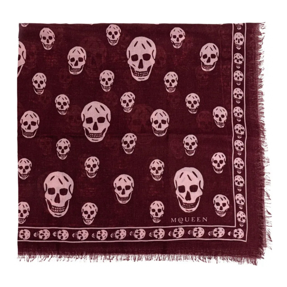 'Classic Skull' Halstuch aus Seide für Damen