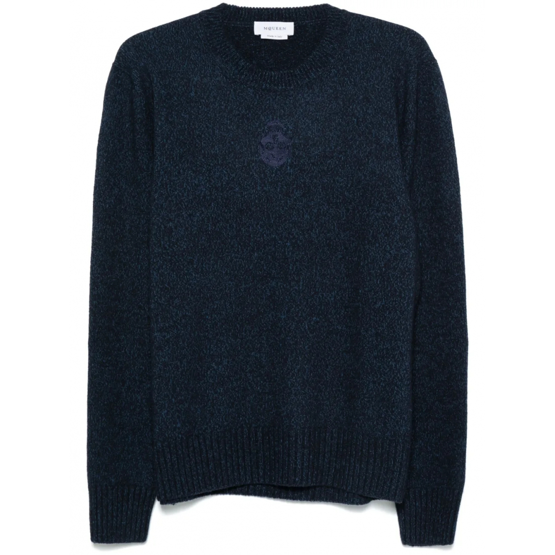 Men's 'Skull-Embroidered' Sweater