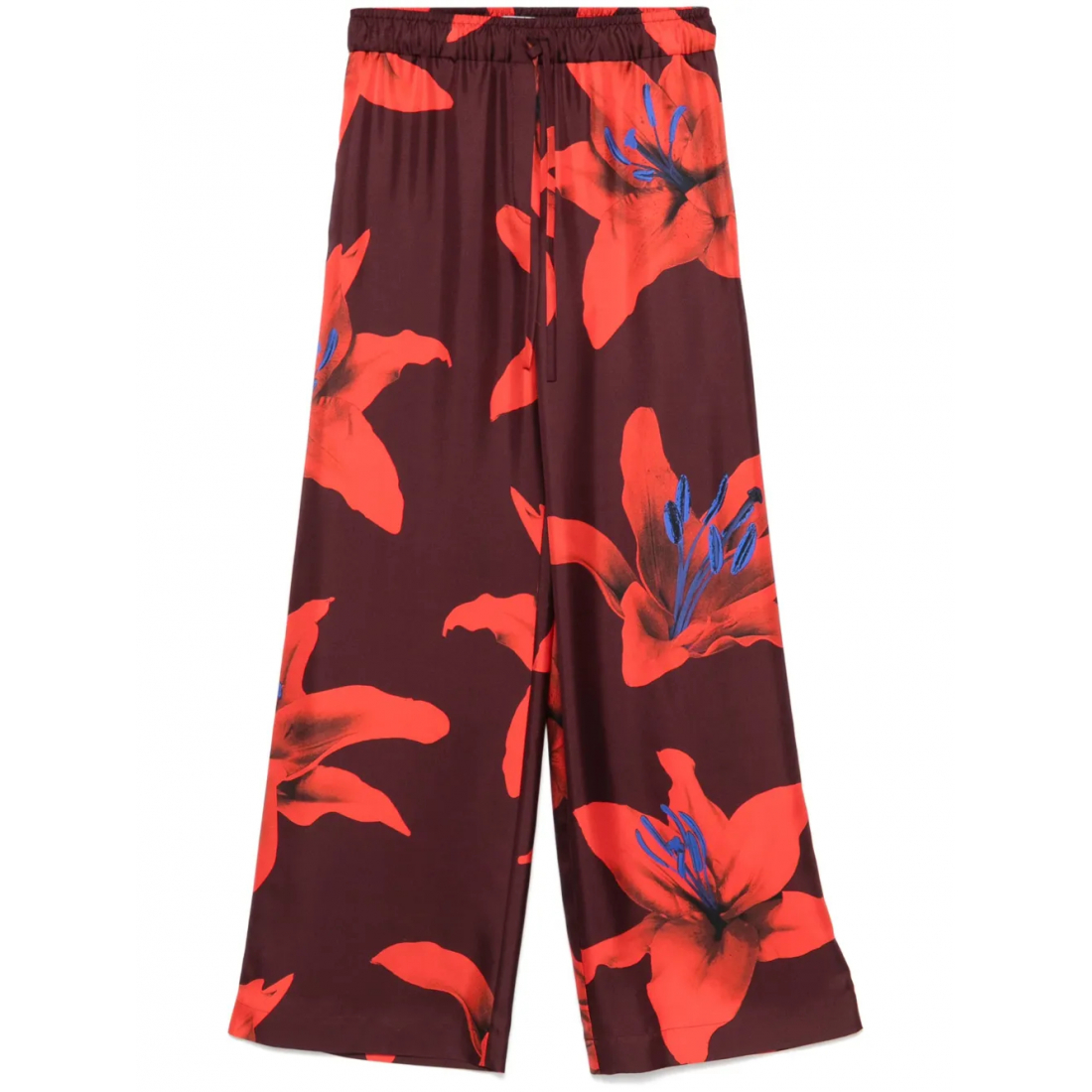 'Floral-Print' Hose für Damen