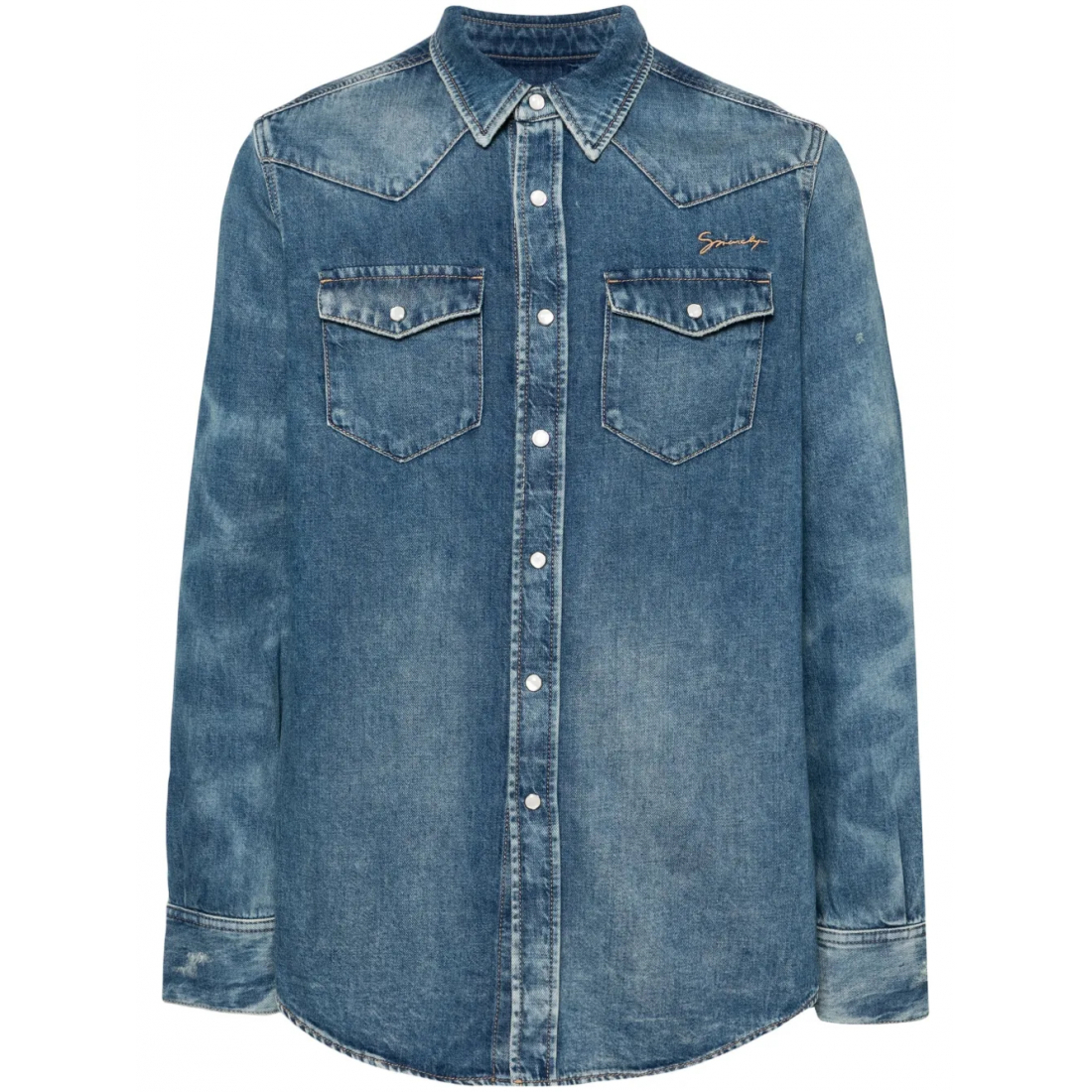 Chemise 'Logo-Embroidered' pour Hommes