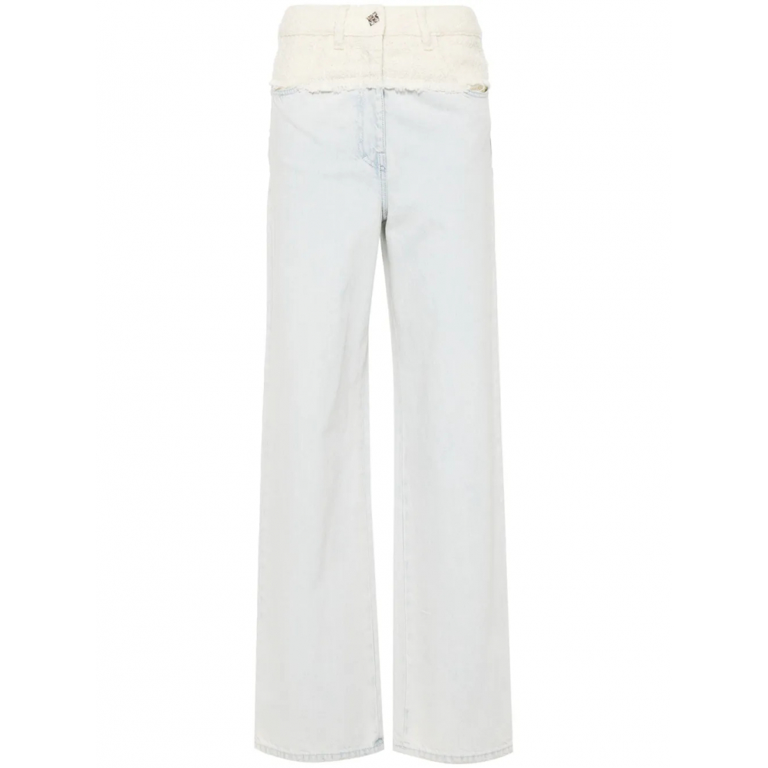 Jeans '4G Liquid-Button Tweed-Panel' pour Femmes