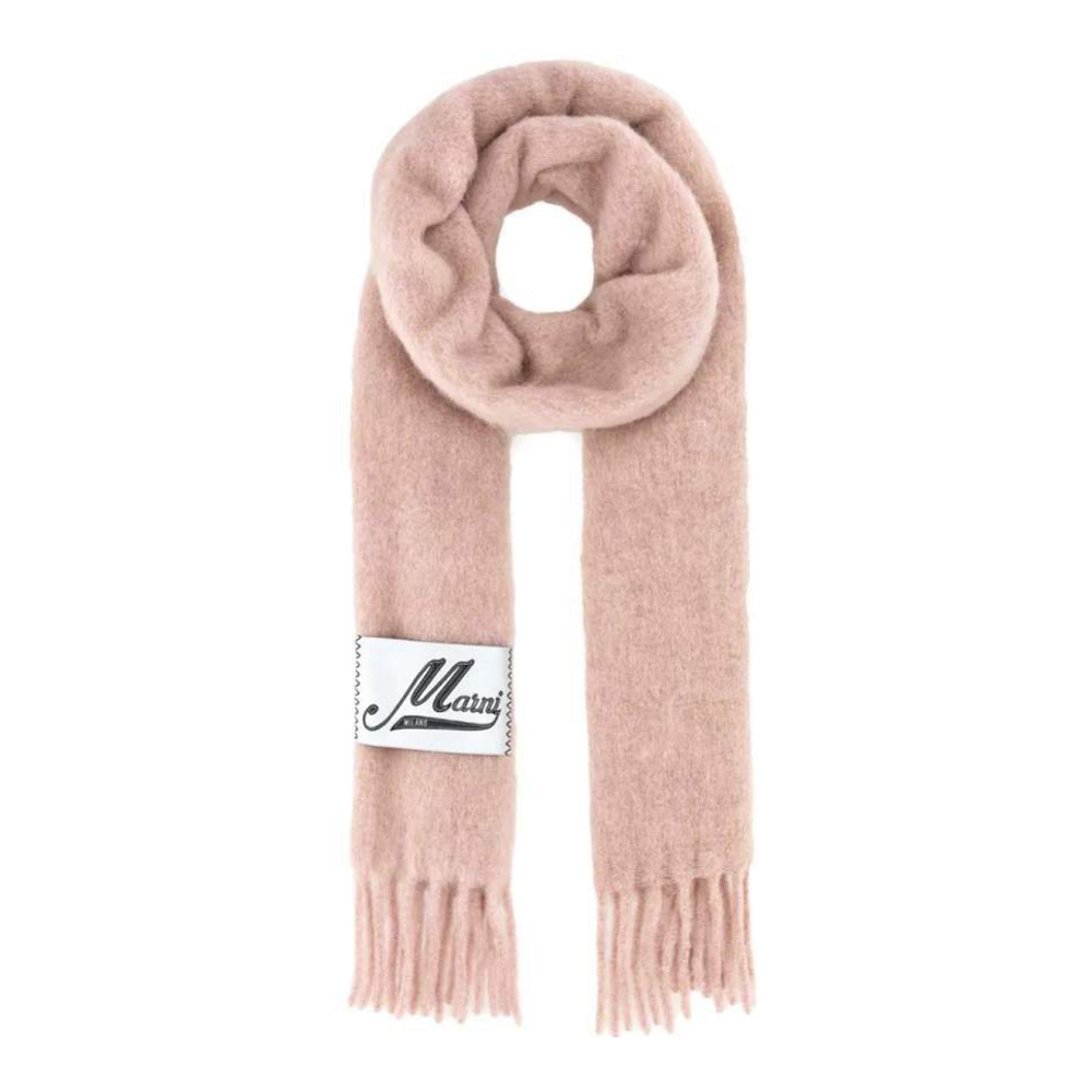 Écharpe en laine 'Fringed' pour Hommes