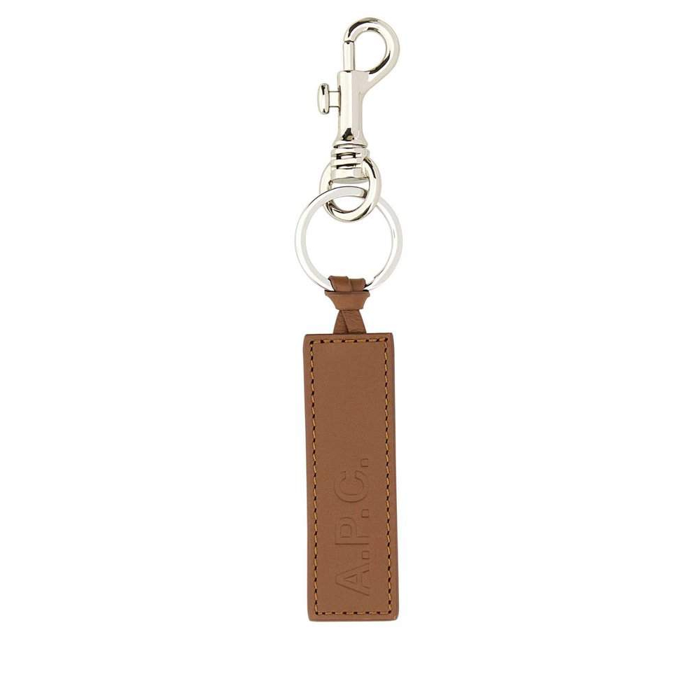 Men's 'Logo Embossed' Keychain