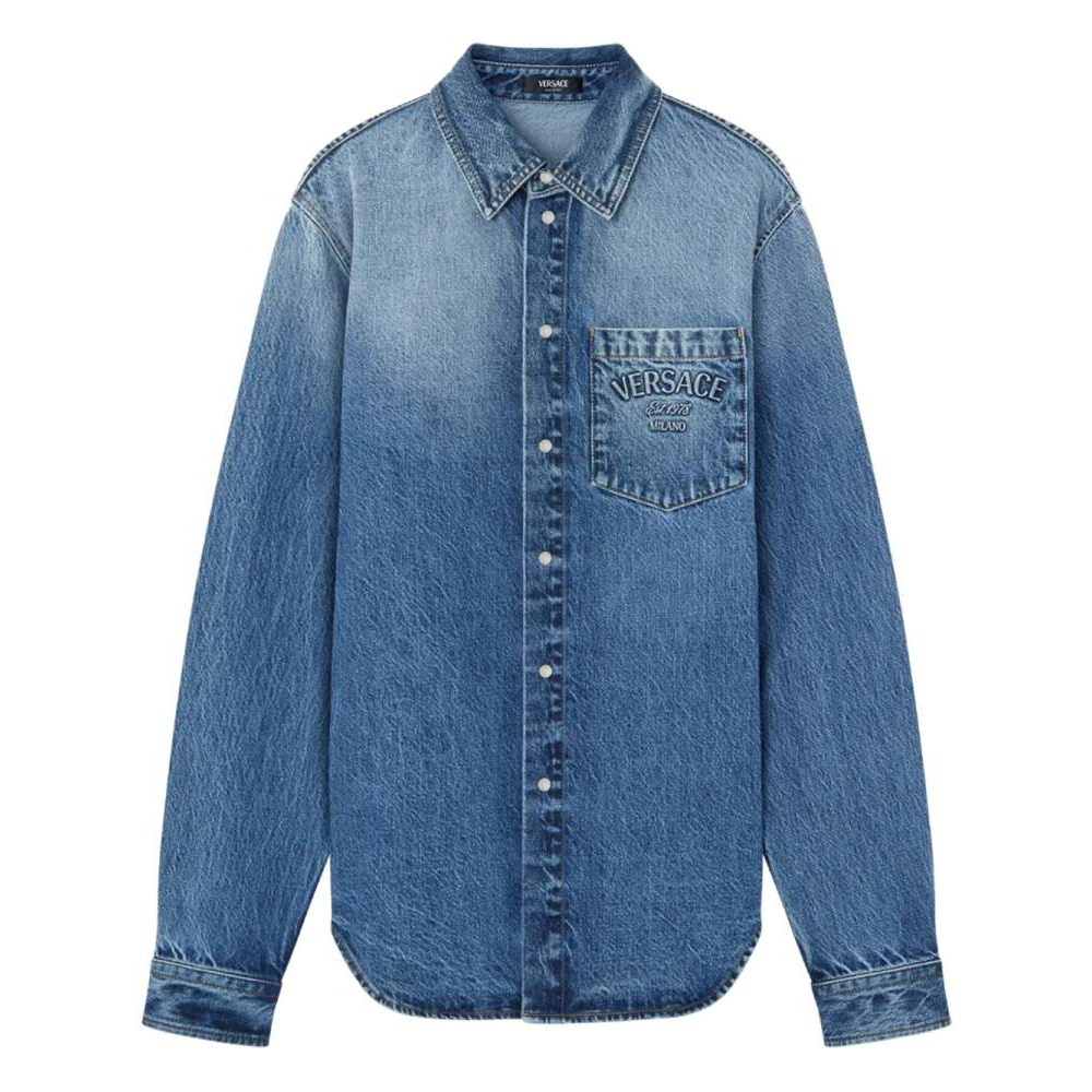 Chemise en Jean 'Milano Stamp' pour Hommes