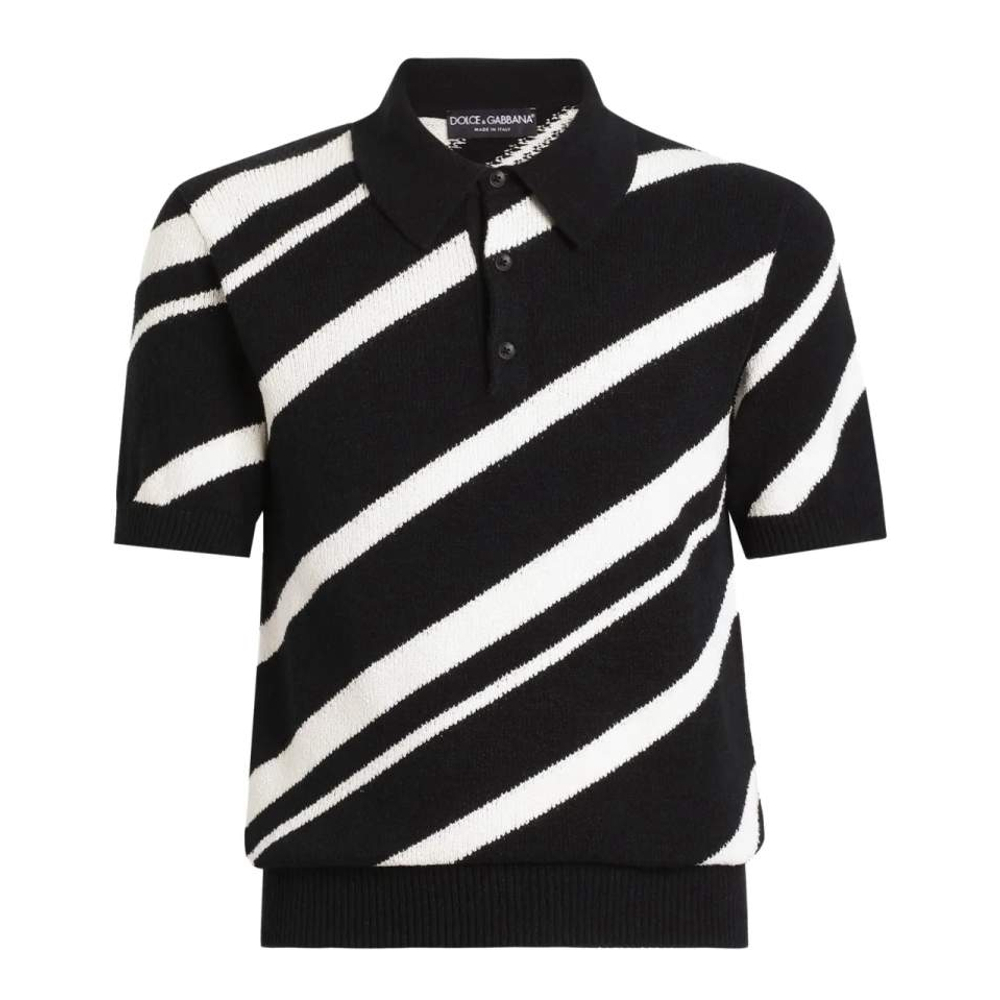 'Striped' Polohemd für Herren