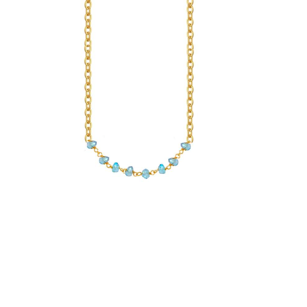 'Blue Topaz' Halskette für Damen