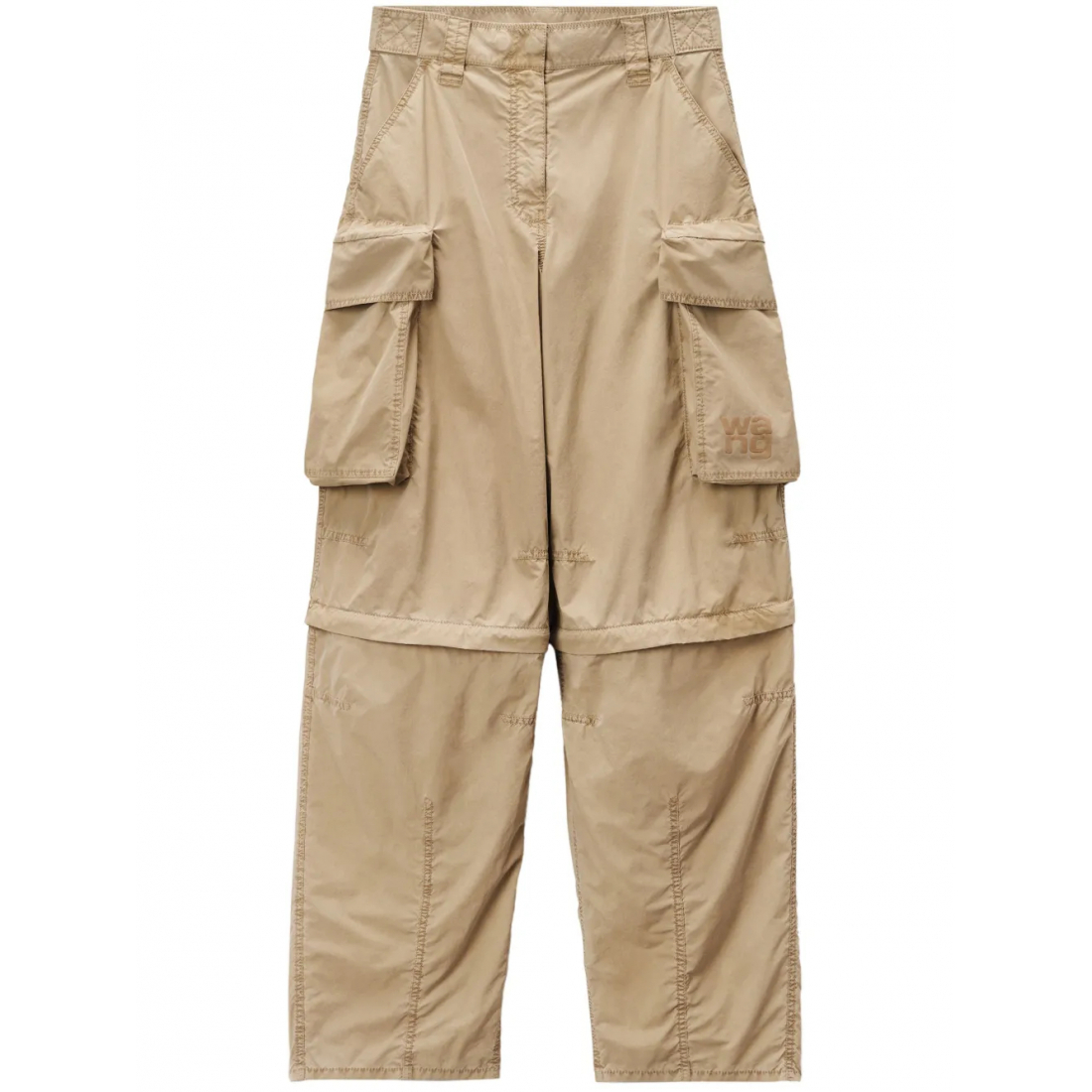 Pantalon cargo 'Panelled Wide-Leg' pour Femmes