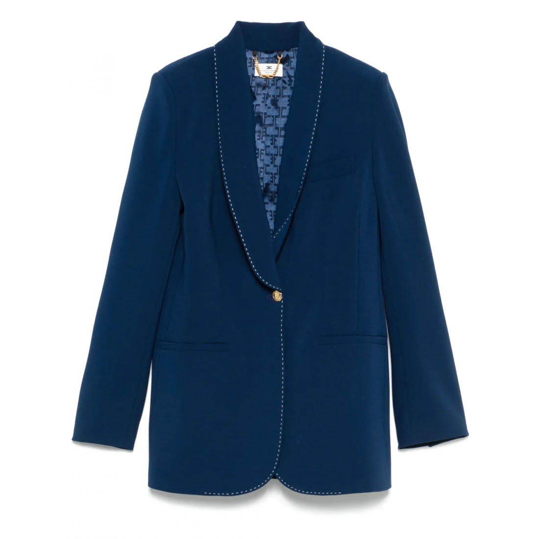 Blazer 'Contrasting-Topstitching' pour Femmes