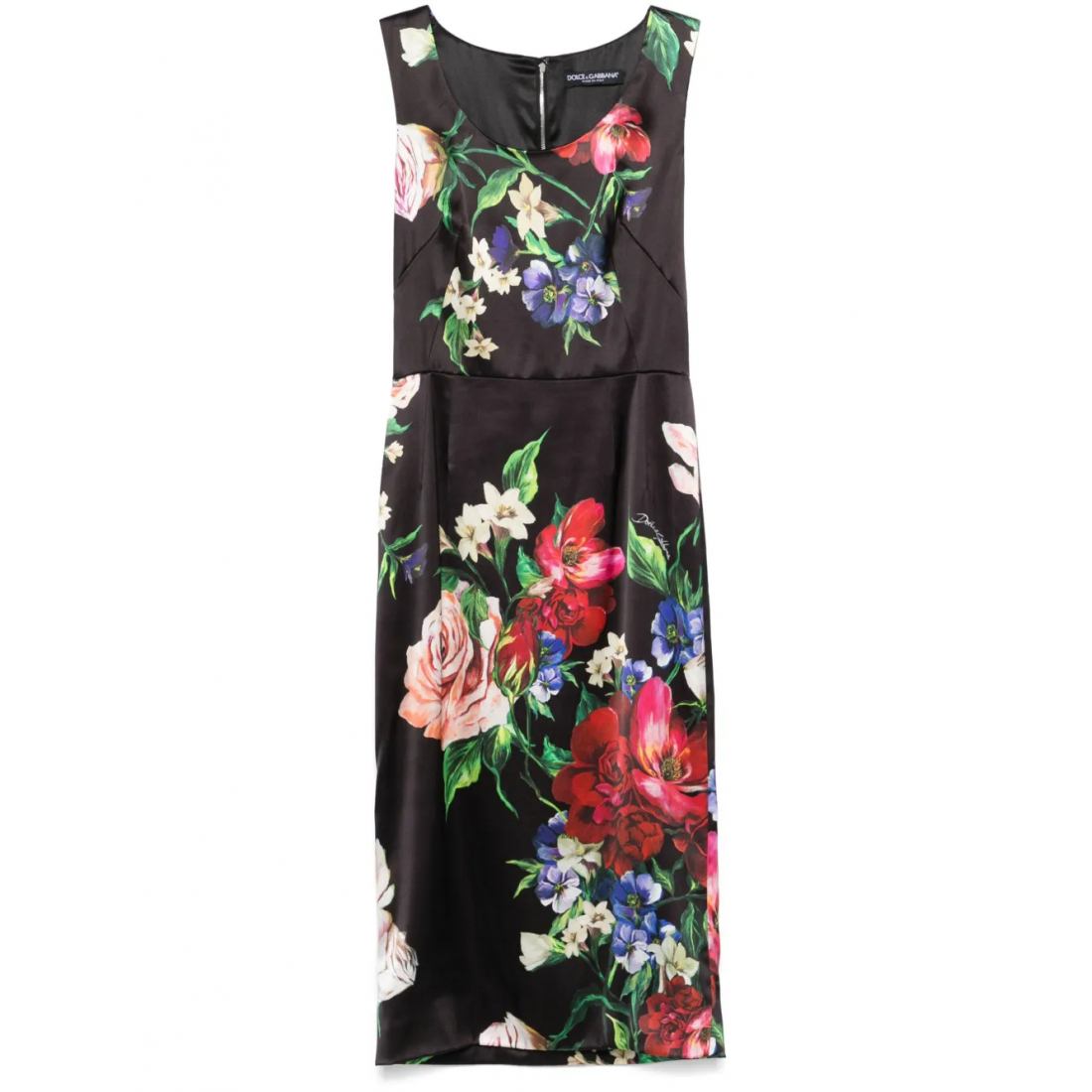 Robe Midi 'Floral-Print' pour Femmes
