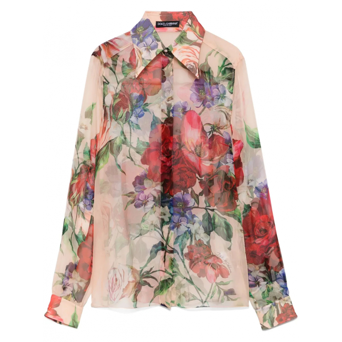 'Camellia-Print' Hemd für Damen