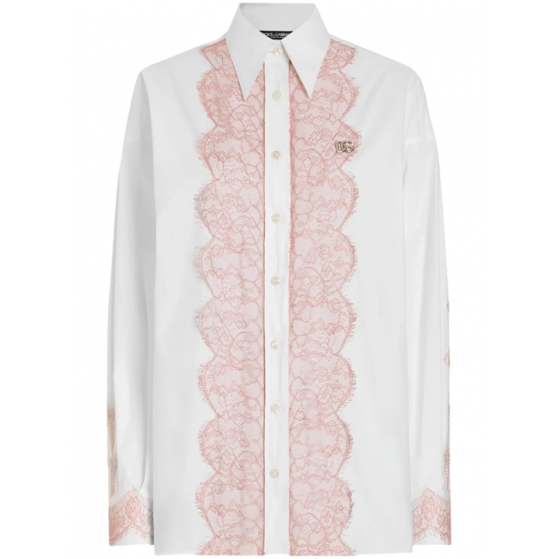 Chemise 'Lace-Trimmed' pour Femmes