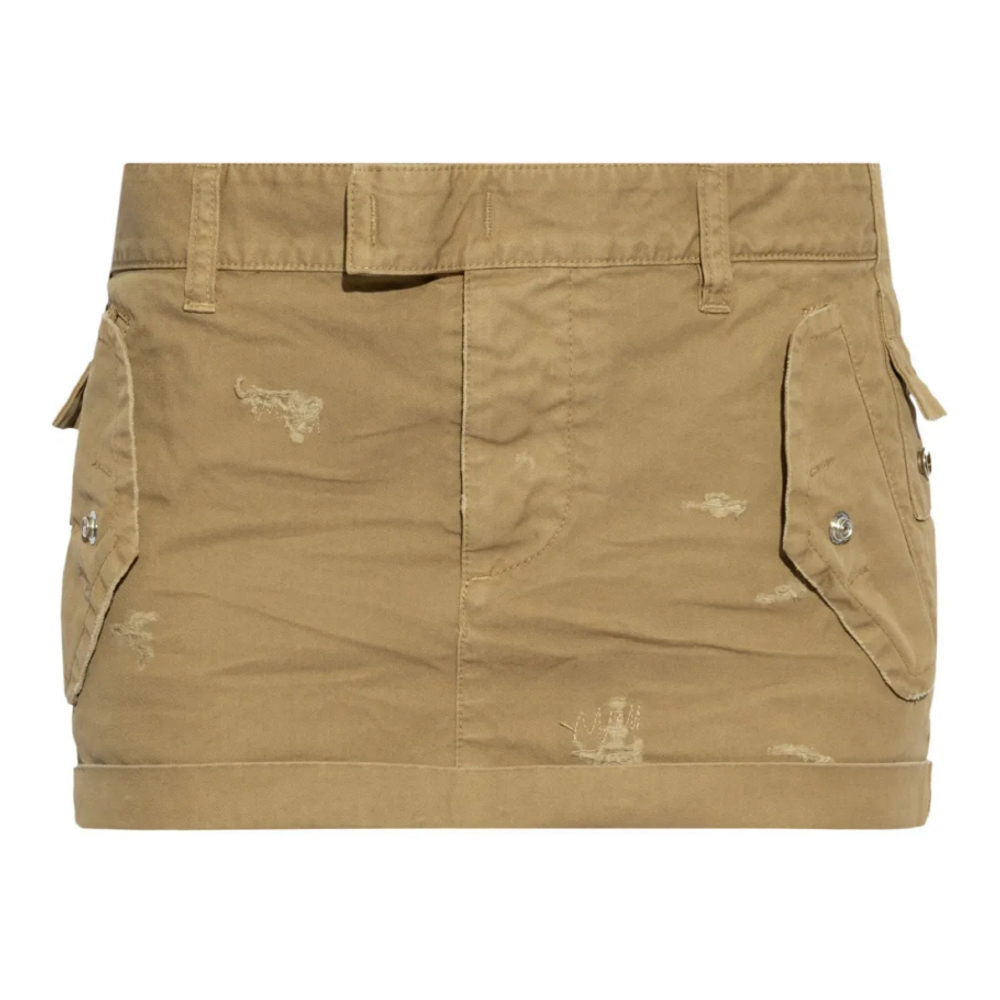 Mini Jupe 'Distressed-Effect' pour Femmes