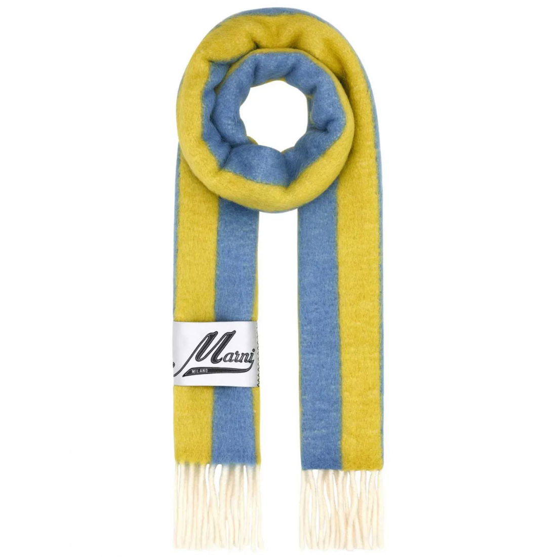 Écharpe en laine 'Striped' pour Femmes