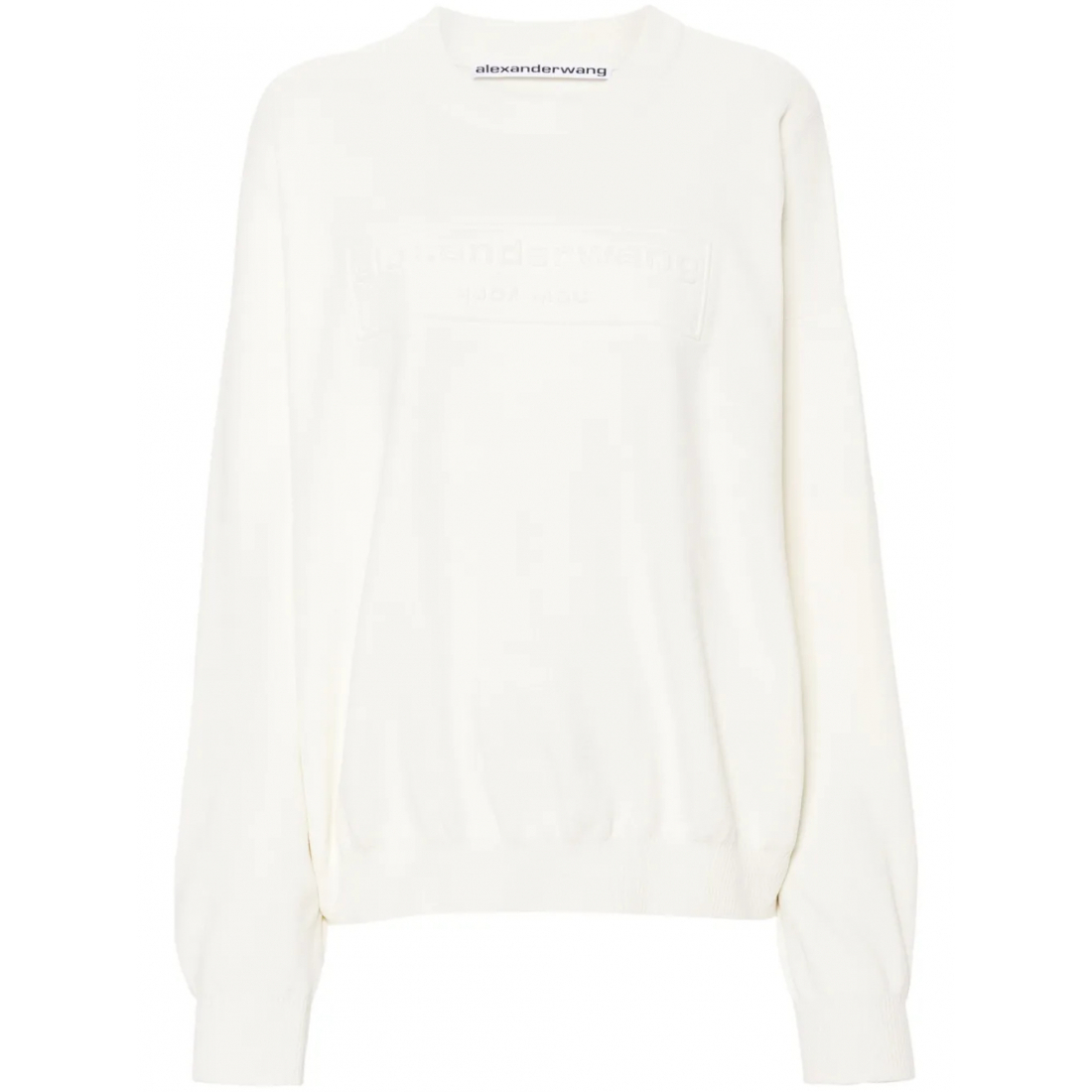 Pull 'Logo-Embroidered Ribbed' pour Femmes