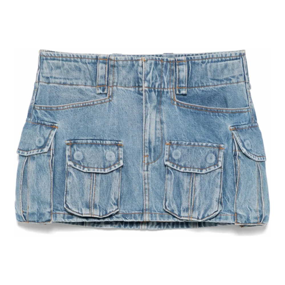 Mini Jupe 'Mid-Rise' pour Femmes