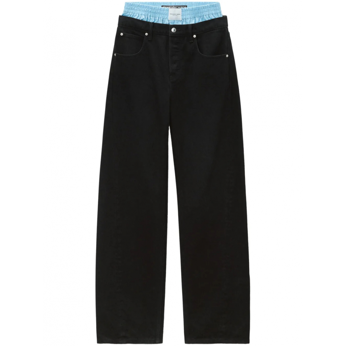 Jeans 'Layered Wide-Leg' pour Femmes