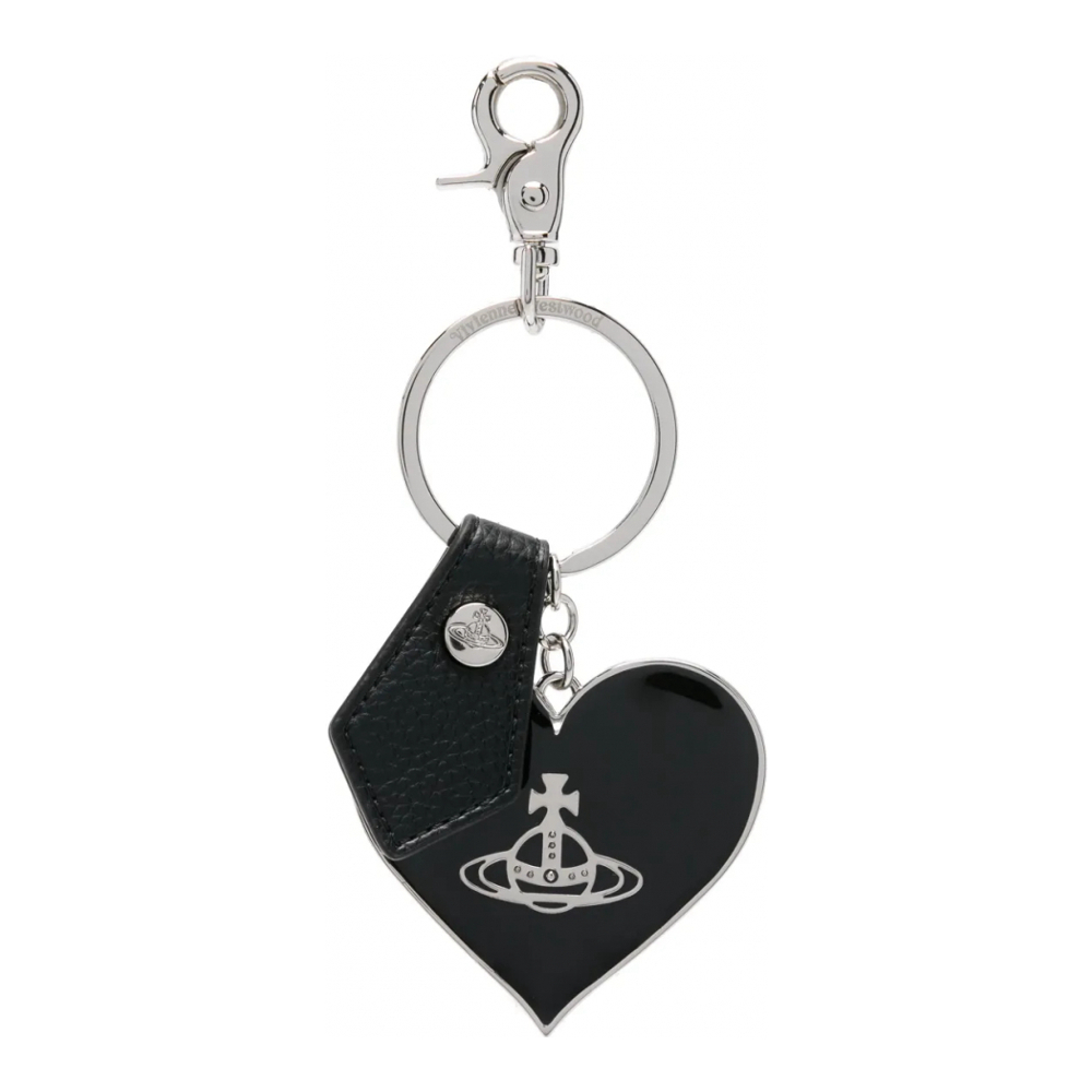 Women's 'Mirror Heart Orb' Keychain