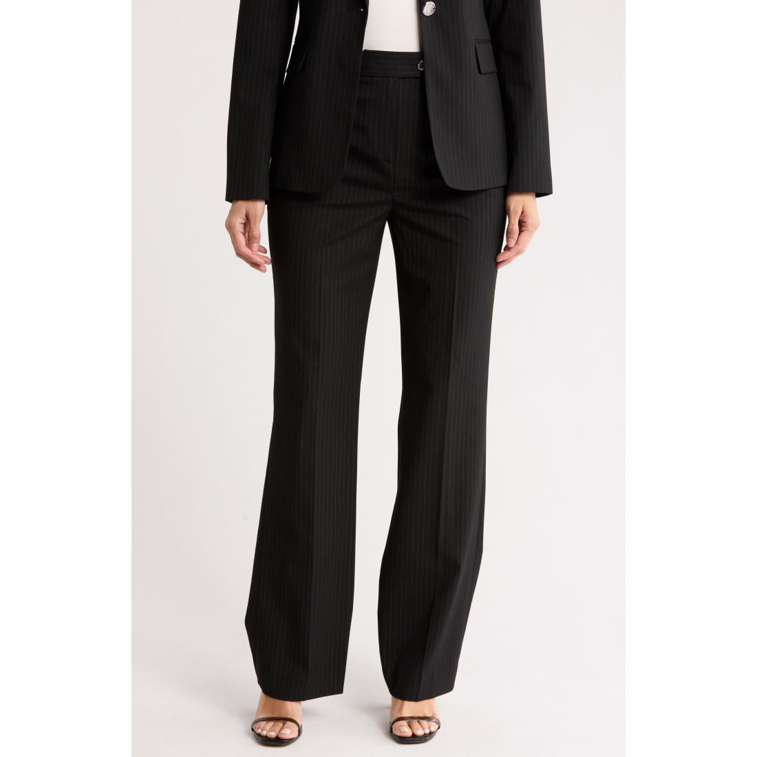 Women's 'Modern Fit Pinstripe' Trousers