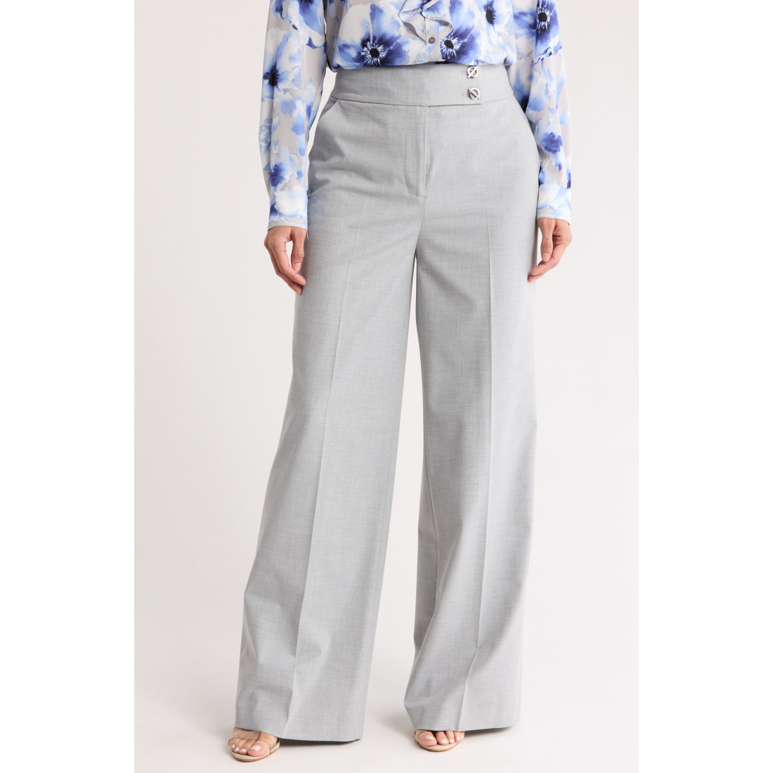 Women's 'High Waist Wide Leg' Trousers