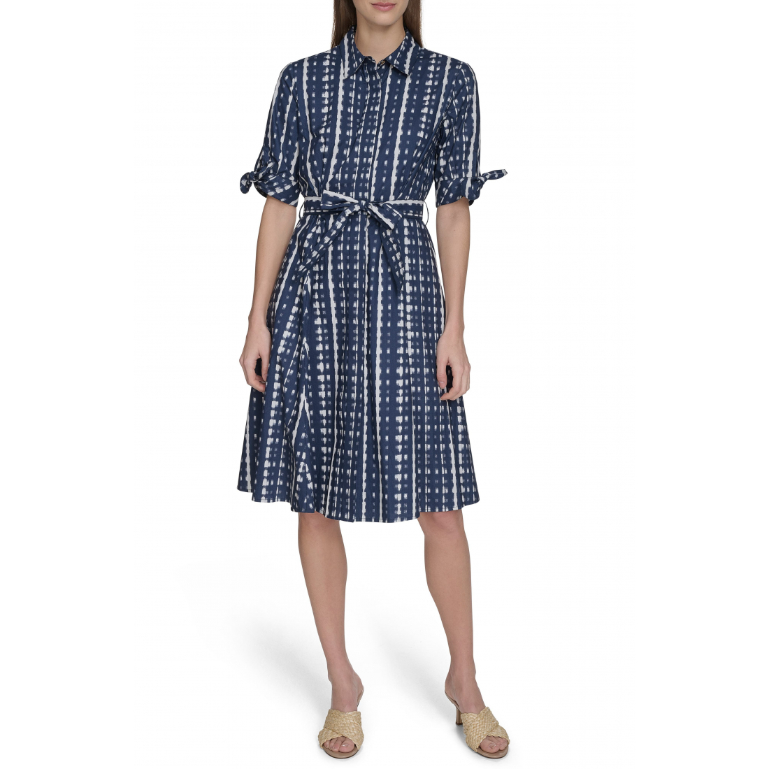 Women's 'Short Sleeve Cotton' Shirtdress