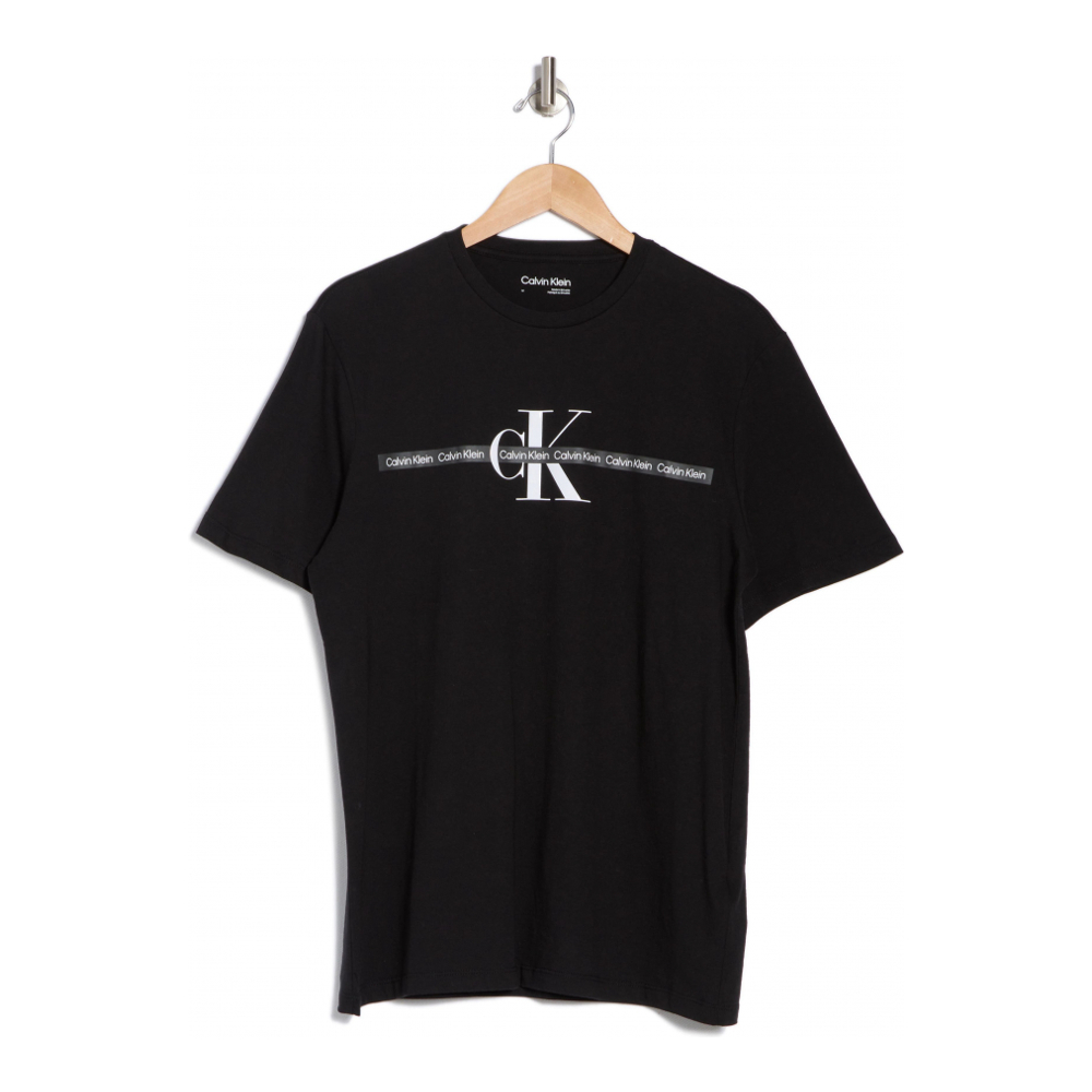 Men's 'Repeat Tape Layer Logo Graphic' T-Shirt