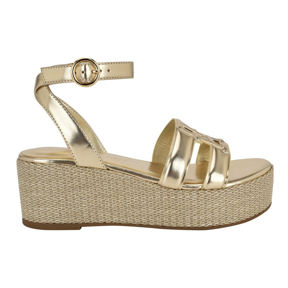 Women's 'Vastie Raffia Platform' Wedge Sandals
