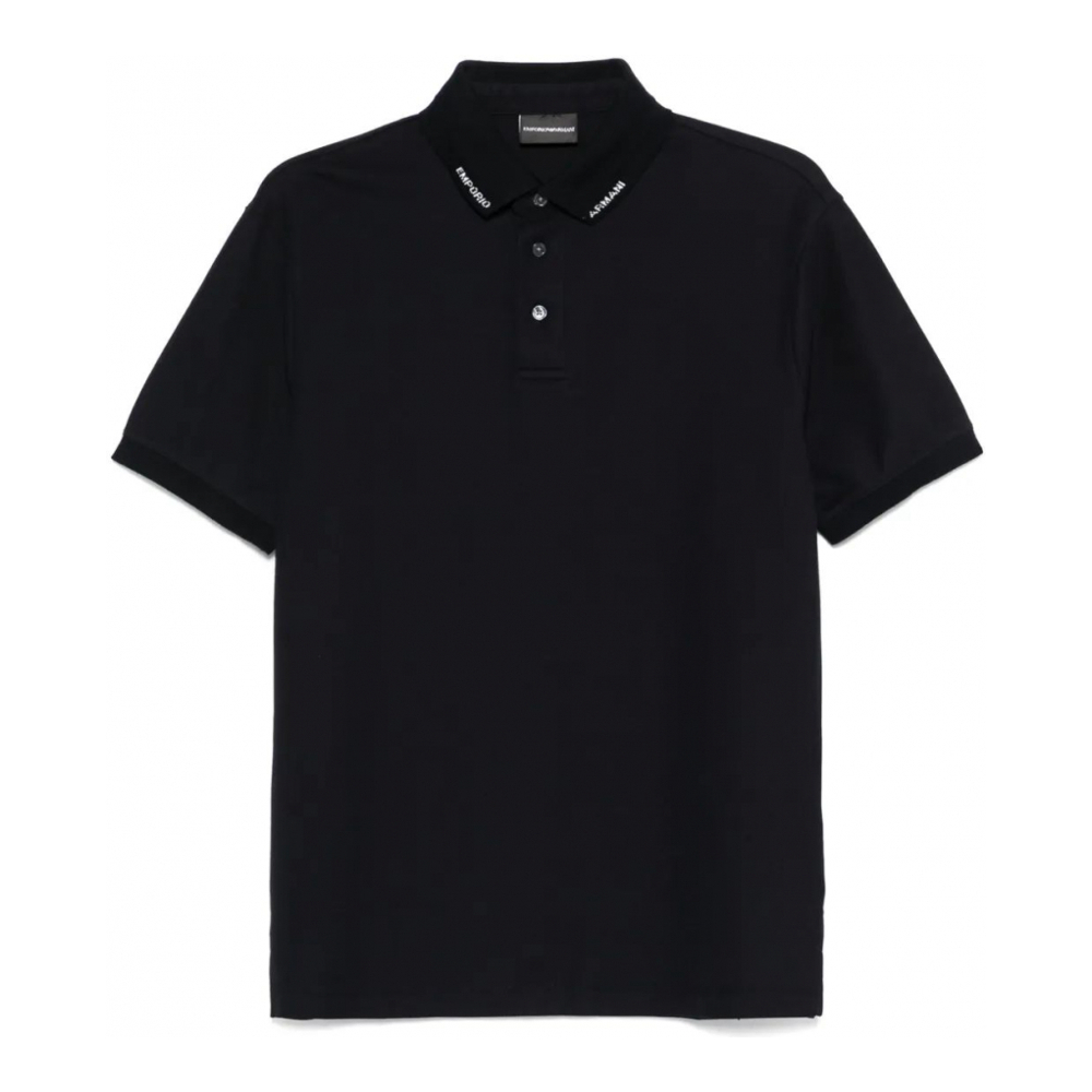 Polo 'Logo-Jacquard' pour Hommes