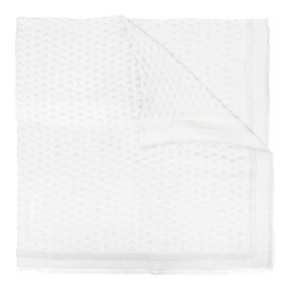 Women's 'Monogram Frayed' Scarf