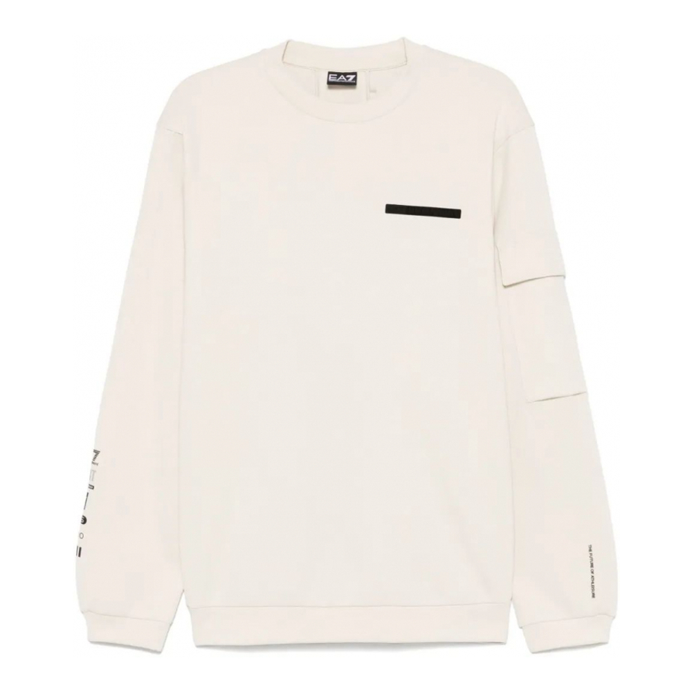 Sweatshirt 'Rubberised Logo-Print' pour Hommes