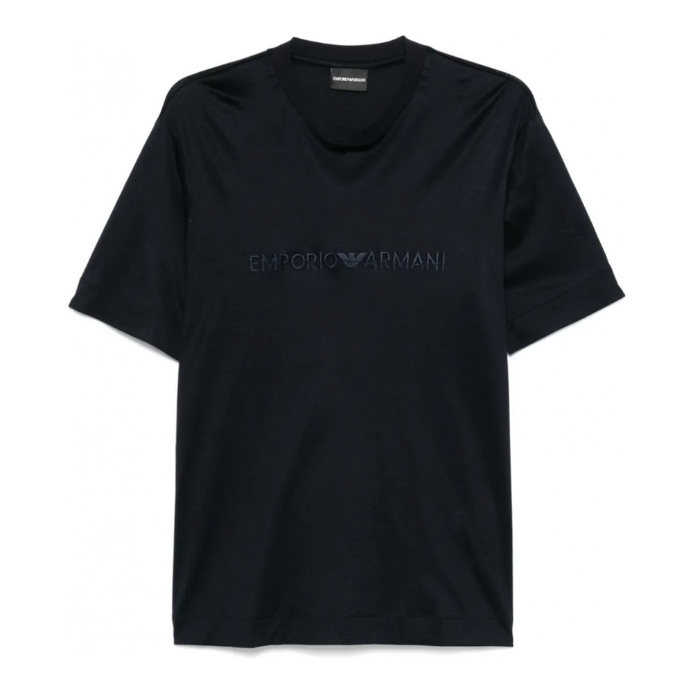 T-shirt 'Logo-Embroidered' pour Hommes