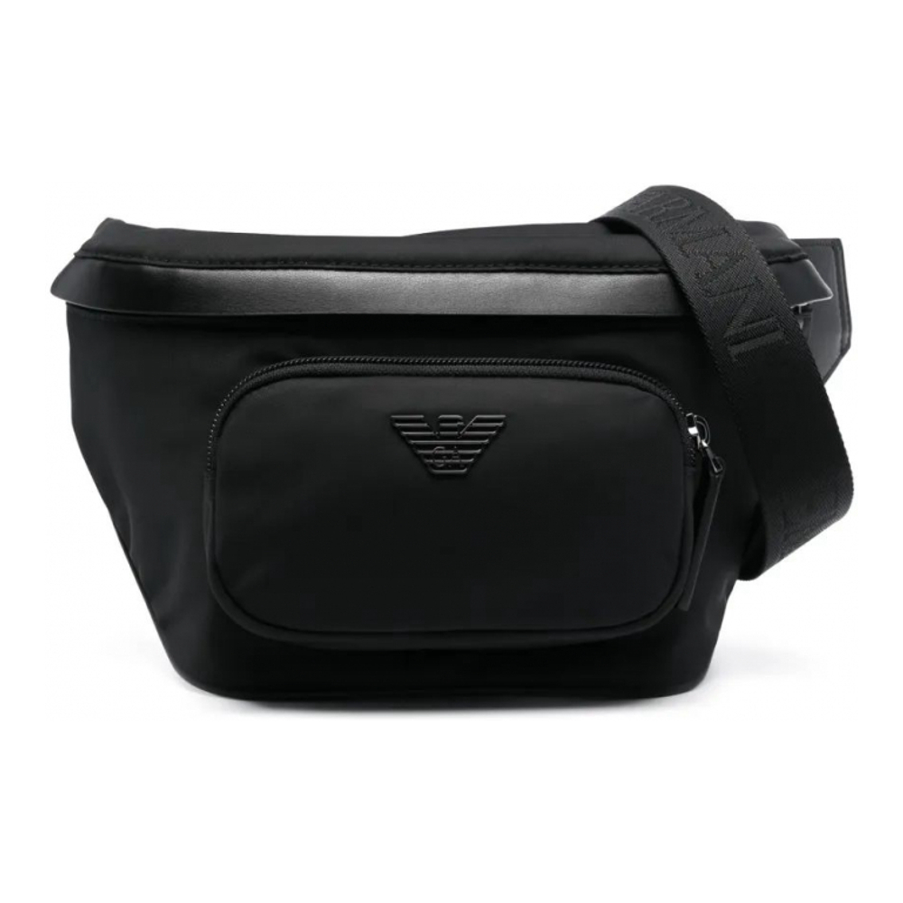 Men's 'Logo-Plaque' Belt Bag