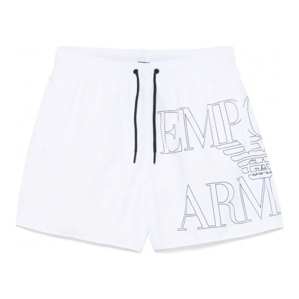 Short de bain 'Logo-Print' pour Hommes
