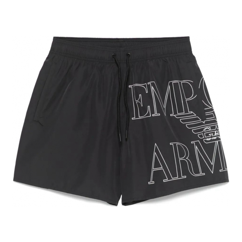 Short de bain 'Logo-Print' pour Hommes
