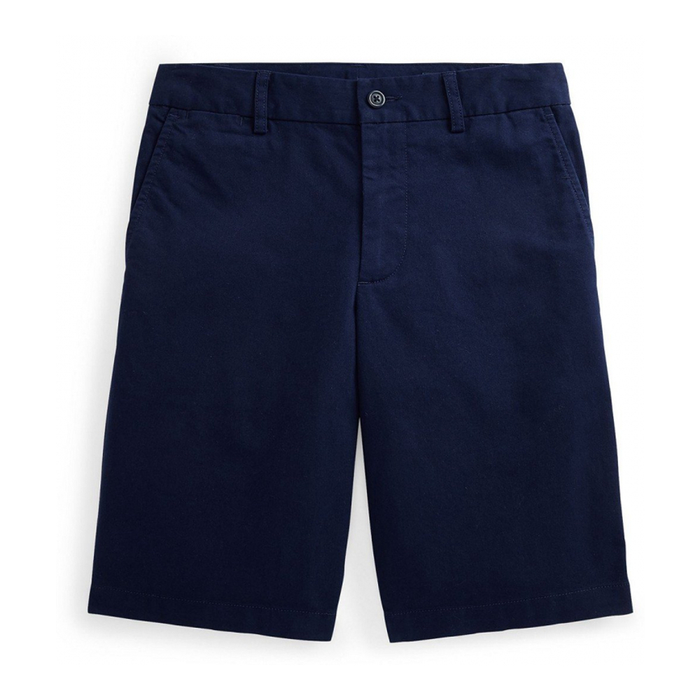 'Straight Fit Stretch Twill Short' pour Grands garçons