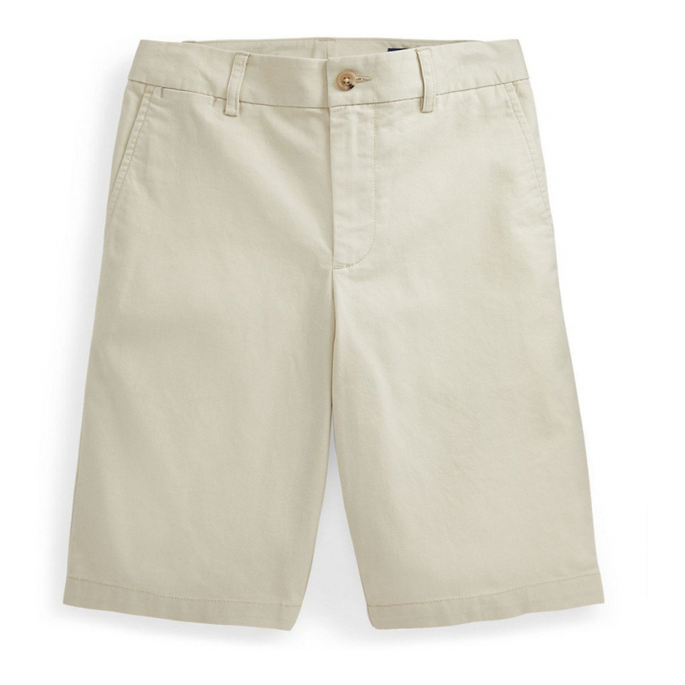 'Straight Fit Stretch Twill Short' pour Grands garçons