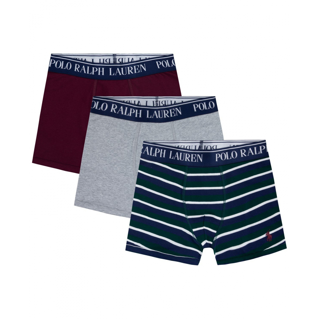 'Cotton Stretch Boxer Briefs 3-Pack' pour Grands garçons