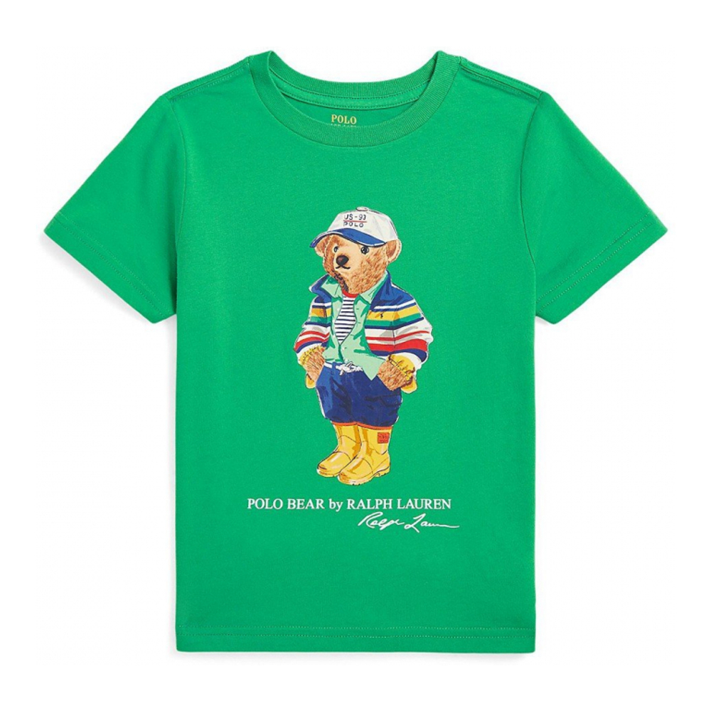 'Polo Bear Cotton Jersey Tee' pour Enfant et petit garçon