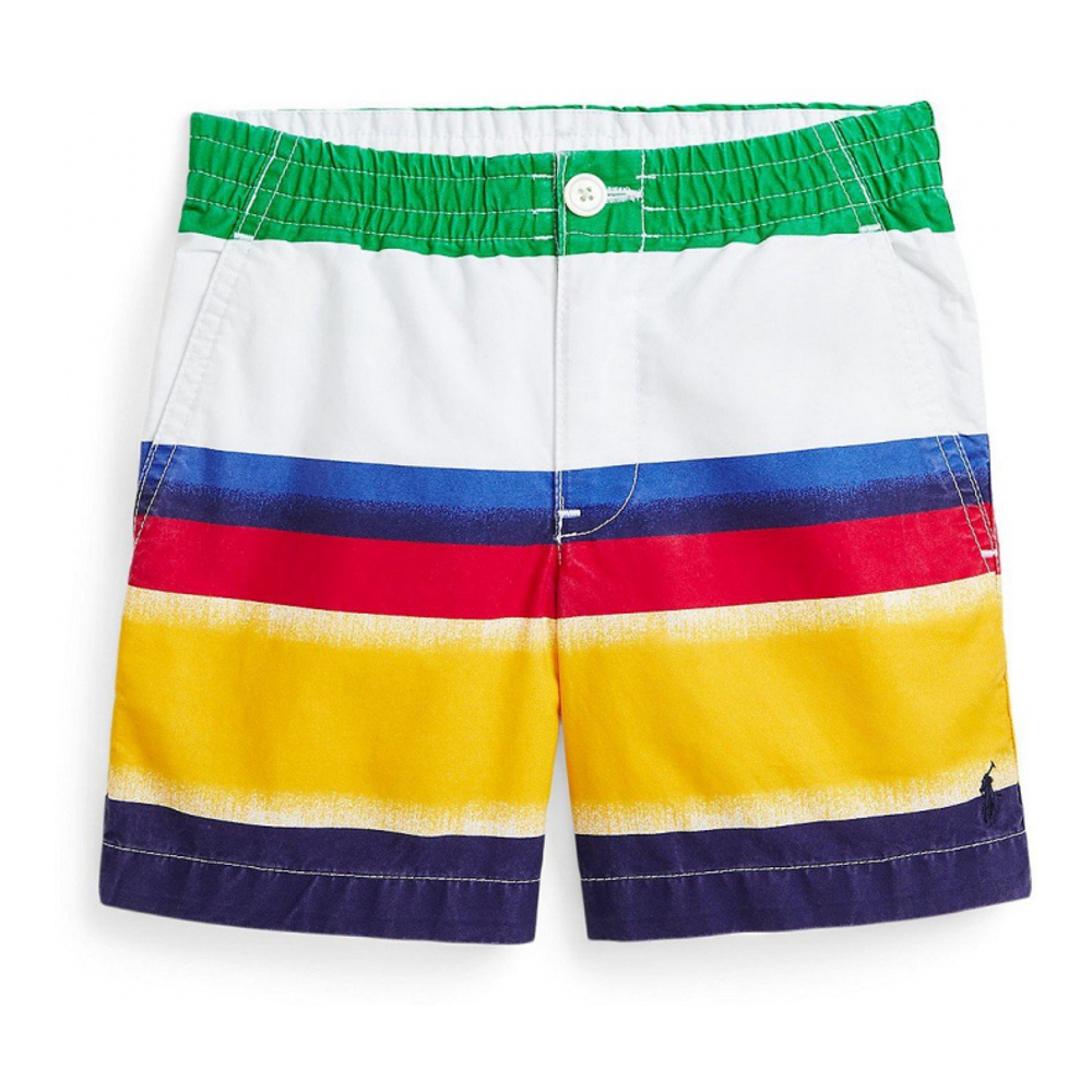 'Polo Prepster Striped Poplin Short' pour Enfant et petit garçon